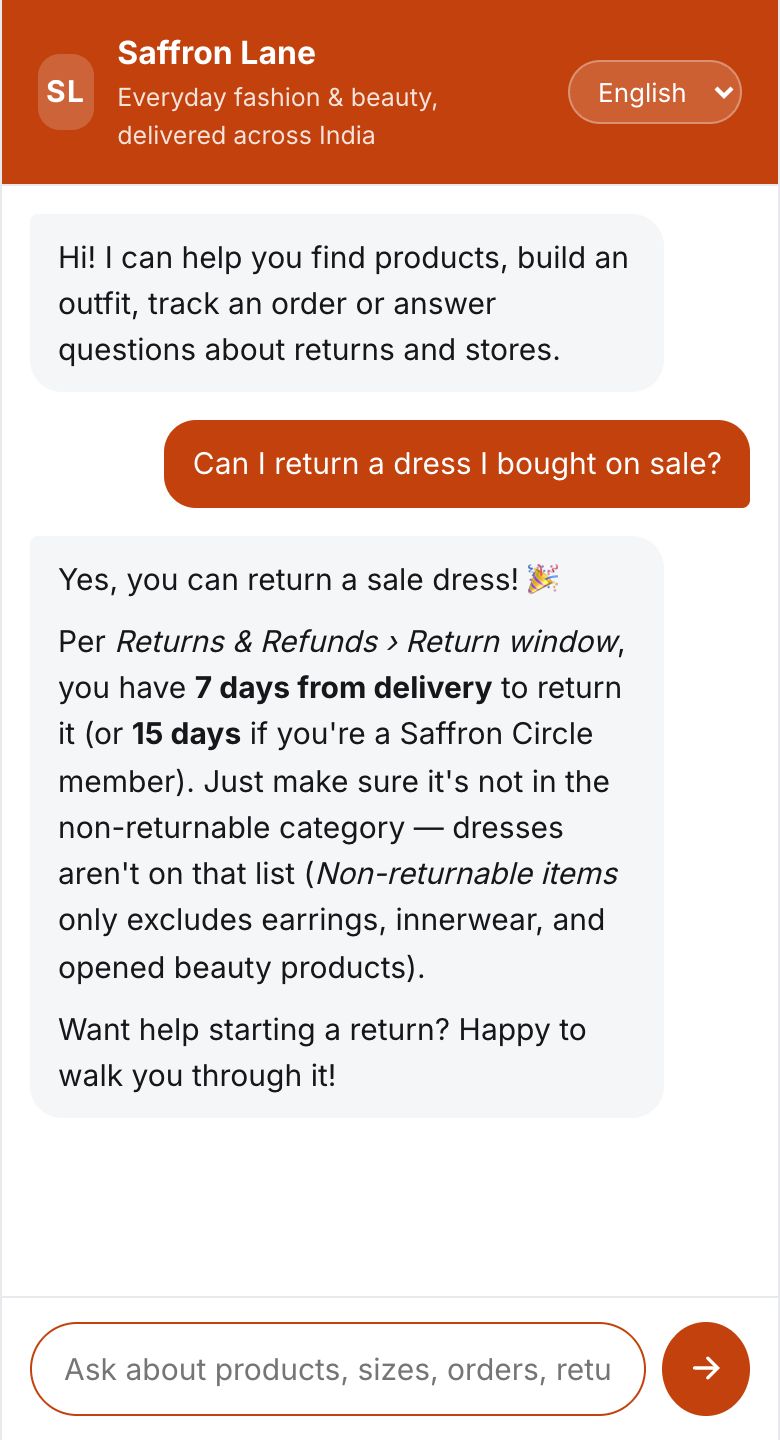 Can I return a dress I bought on sale?